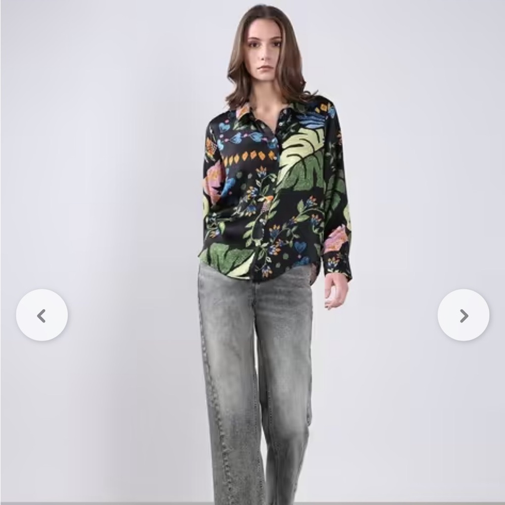 Vera Moda | Leaf Print Blouse